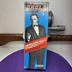 Man From Uncle Gilbert Toys Action Figure Solo Minty MIB 1966 Vintage Must Sell